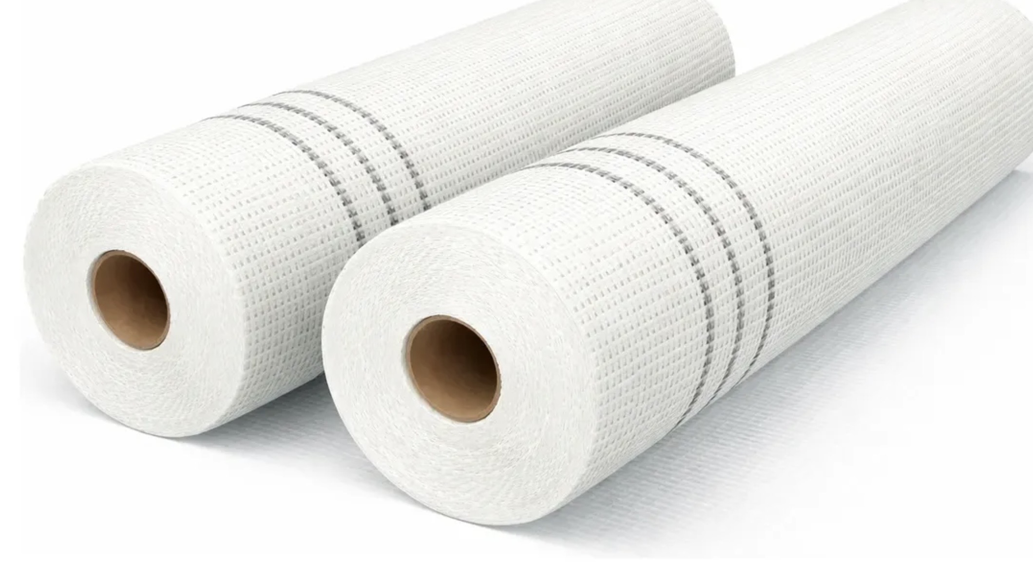 Kit 2 Rolos (100m2) Tela Fibra De Vidro Reboco Anti Trincas