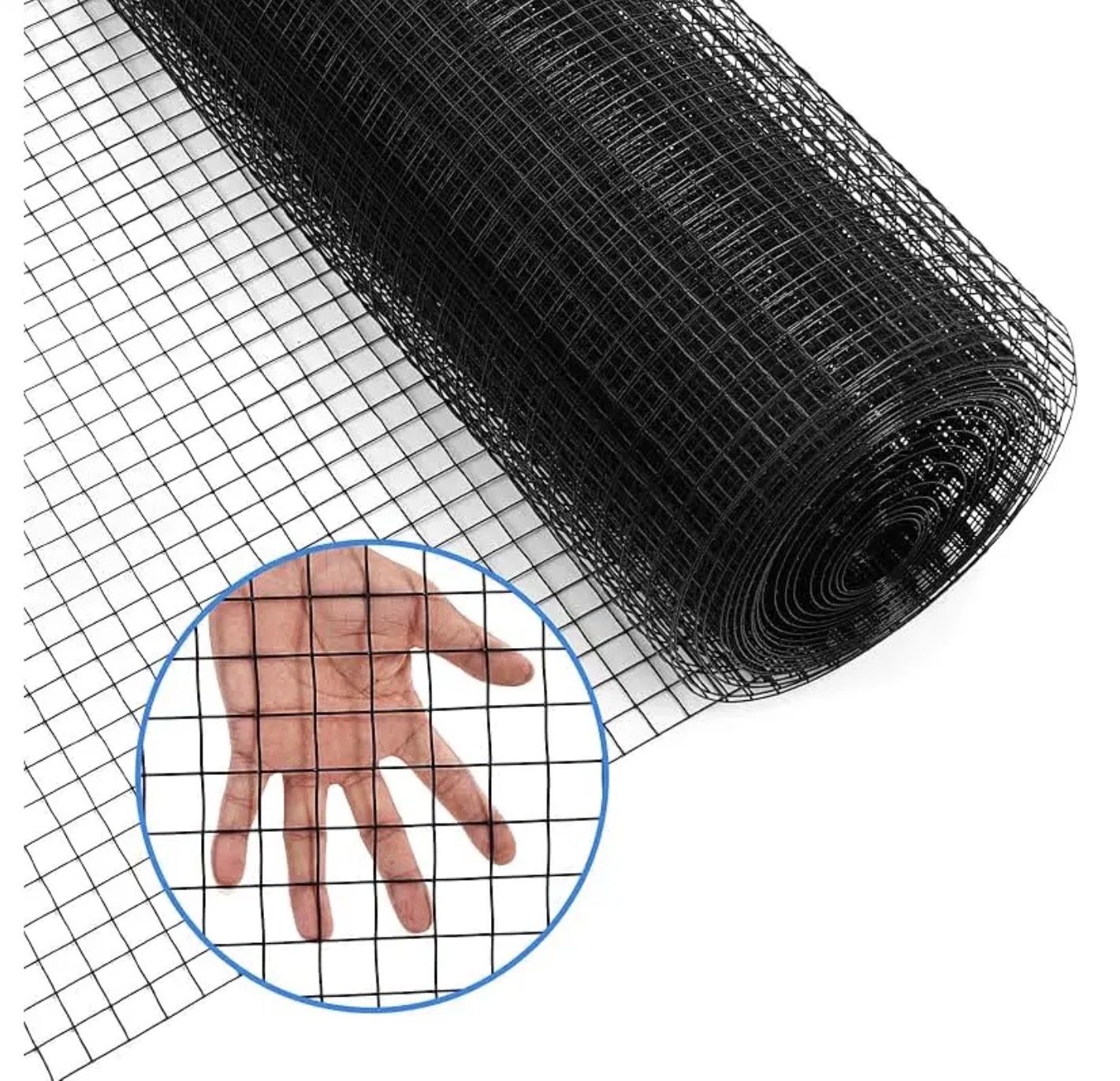 Tela Soldada Multiuso Revestida De Pvc Verde Rolo 30m X 1m — imagem 5