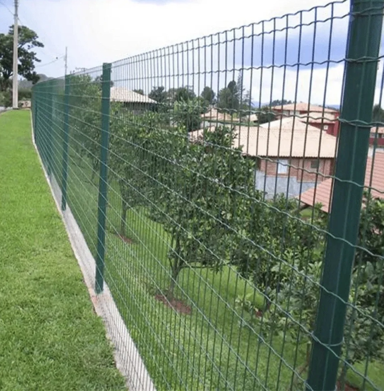 Kit 2 Rolos Tela Soldada Revestida Pvc Verde Total 50m X 1m — imagem 6