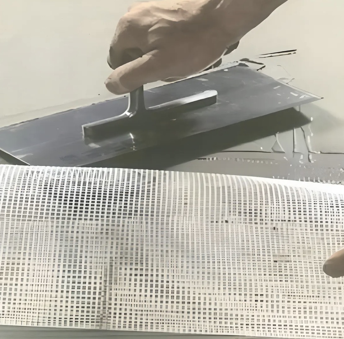 Tela Poliéster Impermeabilização Malha 2x2 (rolo 1x50m) Ptex Cor Branco — imagem 3